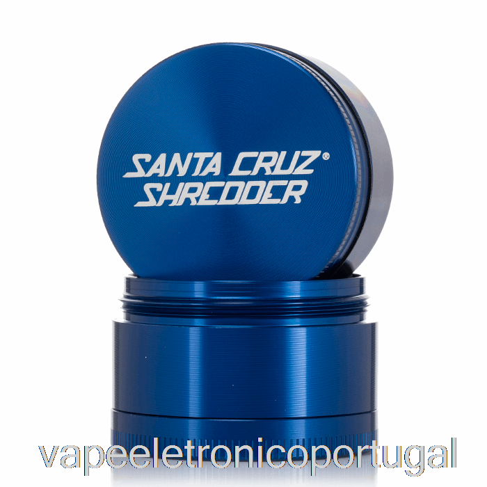 Vape Eletrônico Santa Cruz Triturador 2,2 Polegadas Moedor Médio De 4 Peças Azul (53 Mm)